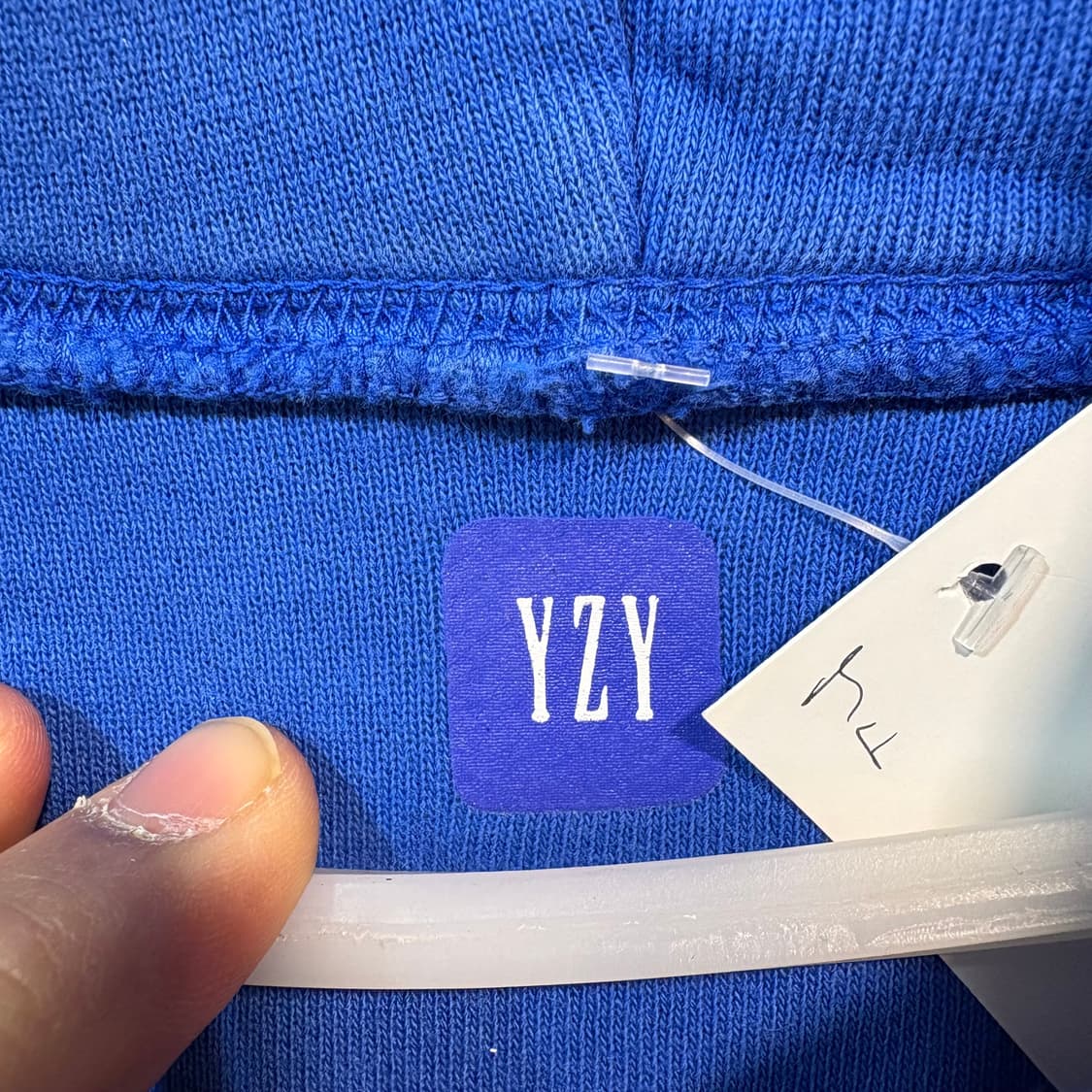 [XL] YEEZY X GAP 이지갭 블루 후드티  상품이미지4