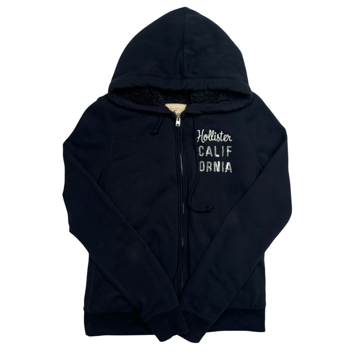 홀리스터 y2k 빈티지 네이비 울프죠 후드집업 M 상품이미지1