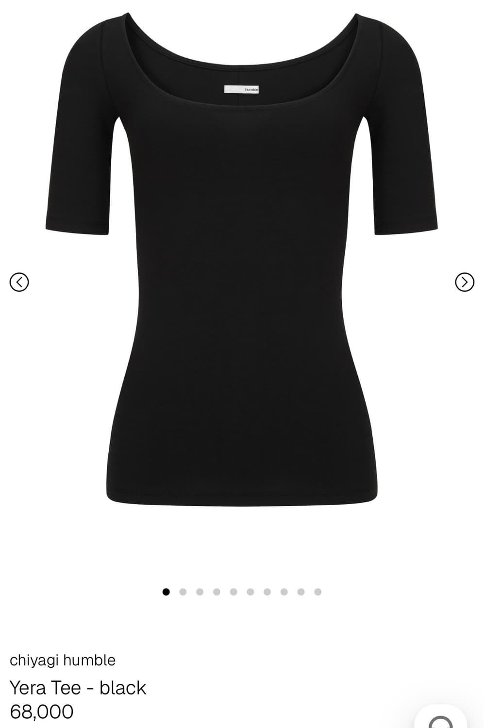 chiyagi humble Yera Tee - black 상품이미지1