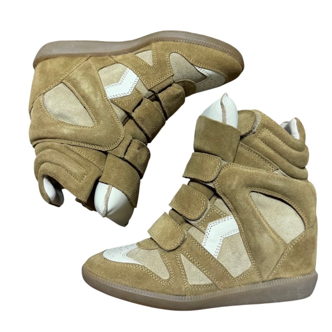 (풀구성 새상품) 이자벨 마랑 베켓 스니커즈 베이지 36 상품이미지2