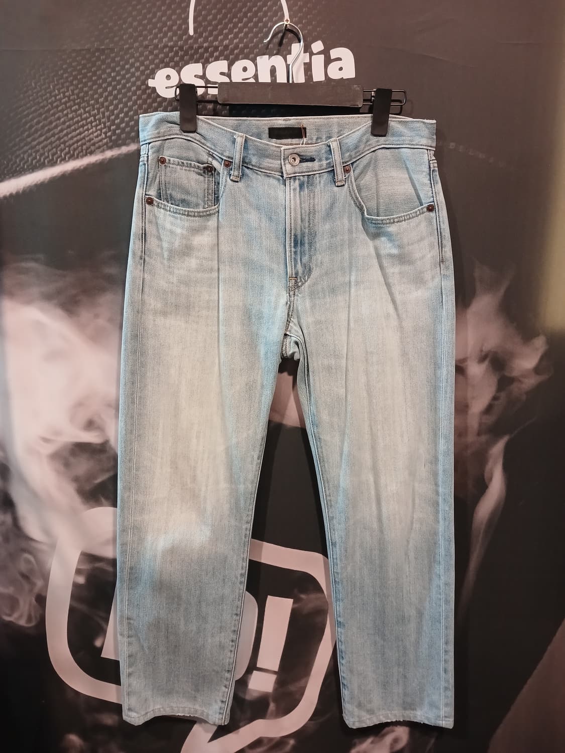 유니클로 연청 데님 팬츠 상품이미지1