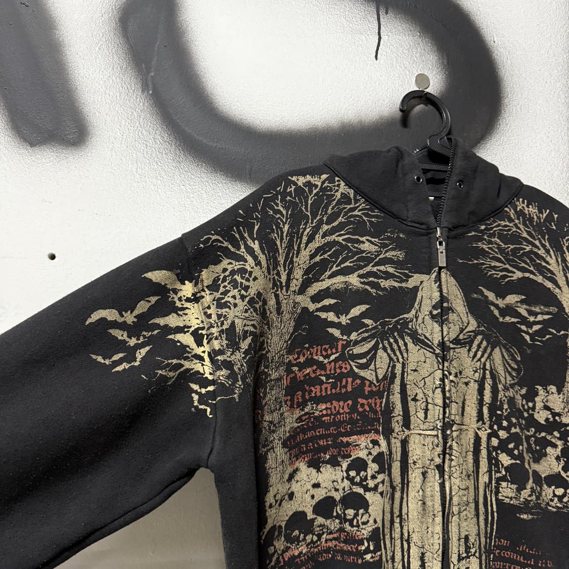 Affliction 어플릭션 펑크 풀 프린팅 풀 집업 후디 상품이미지4