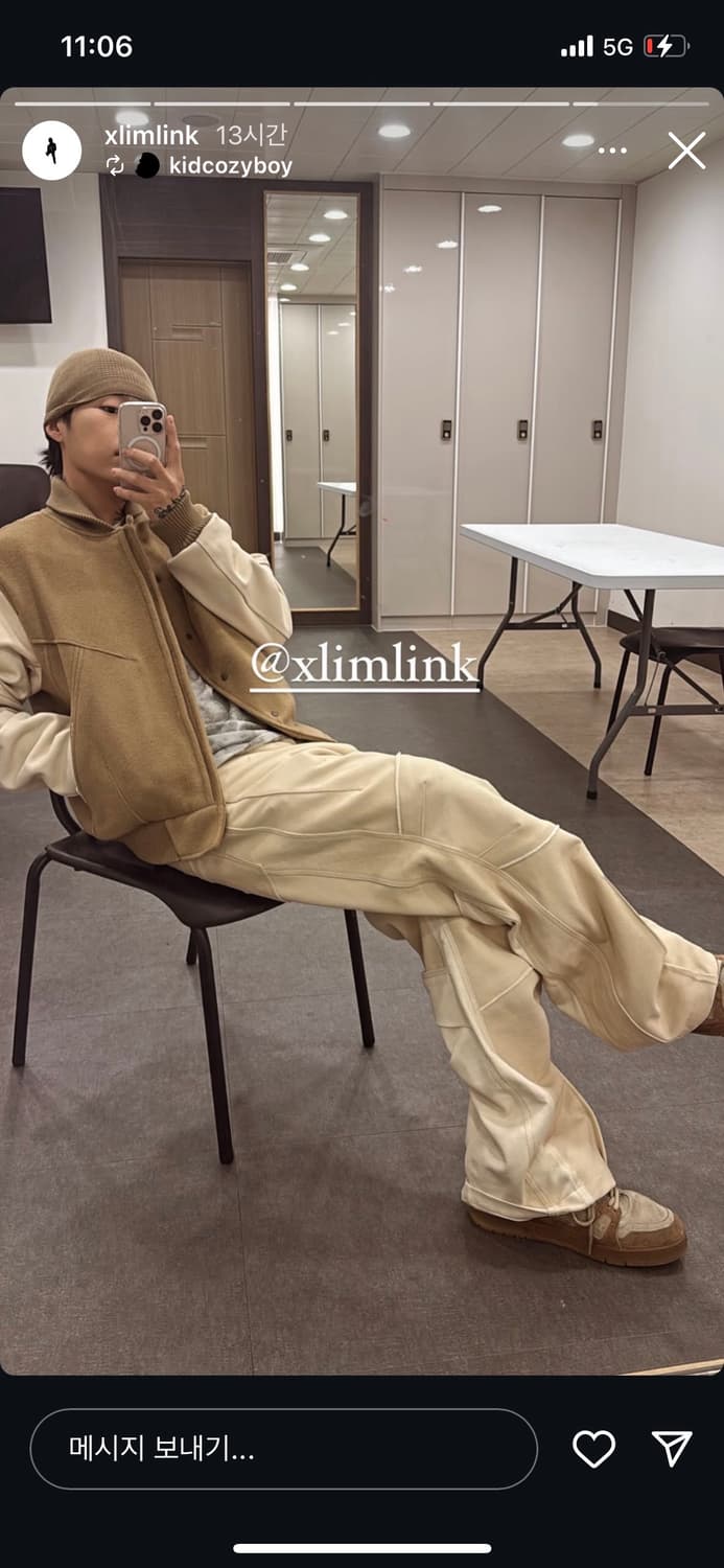 XLIM ep6 바시티 자켓 브라운 [L] 상품이미지8