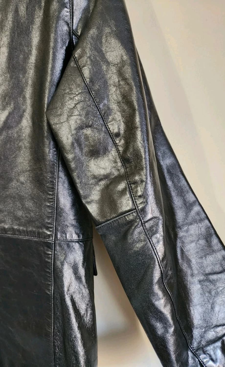 올드 갭 레더 블레이저 상품이미지3