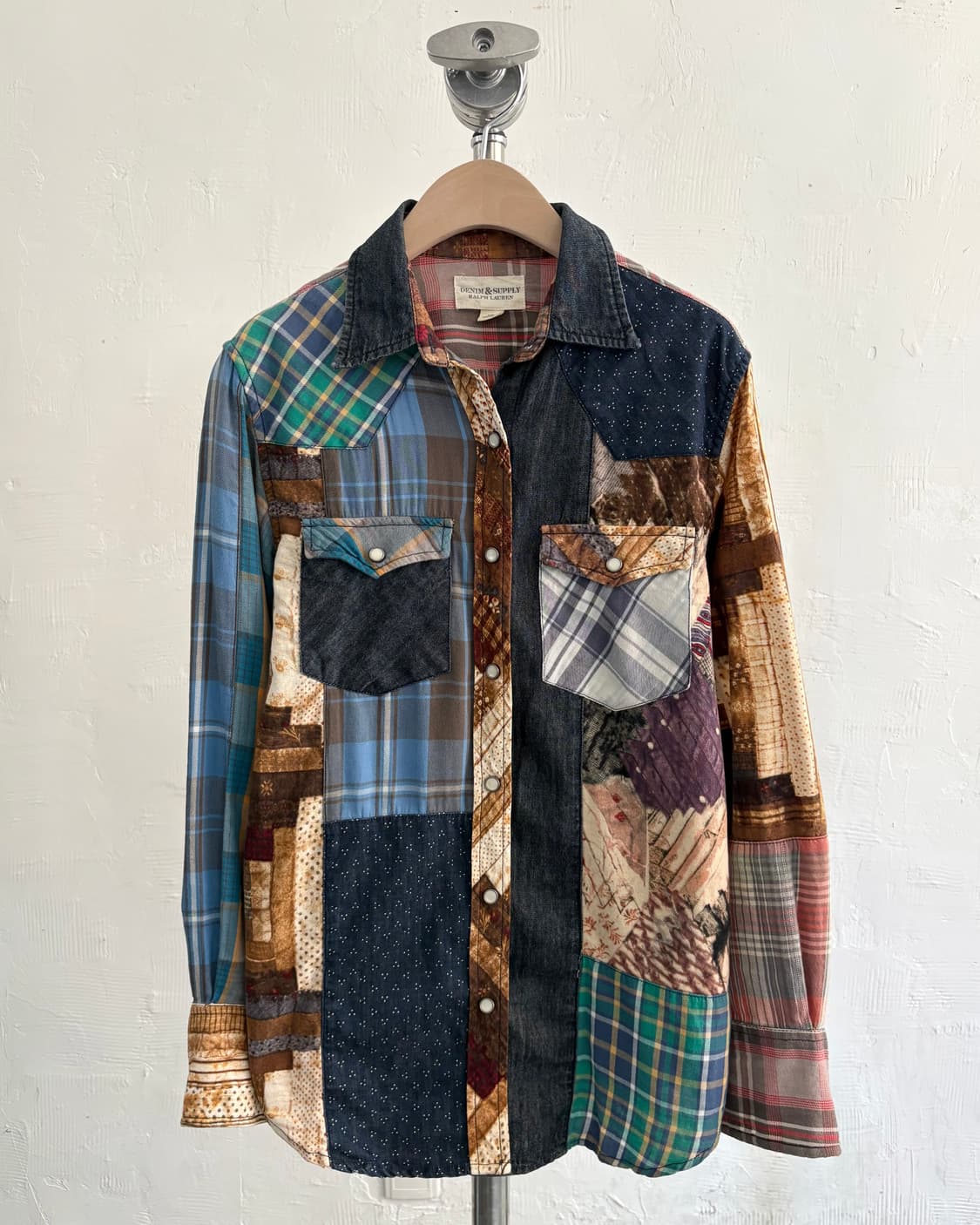 Denim & Supply 데님앤서플라이 패치워크 웨스턴 셔츠 상품이미지1