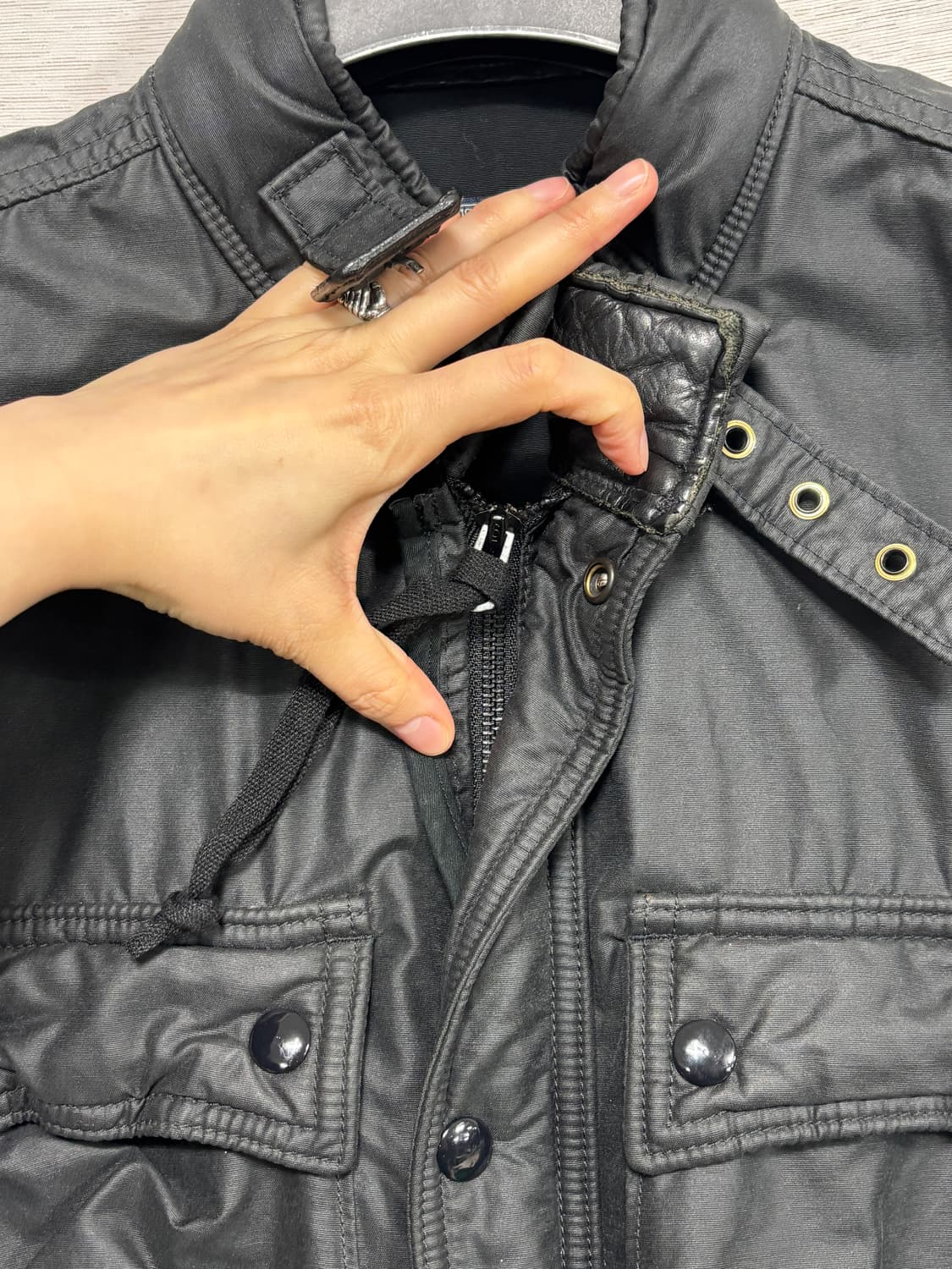 폴로진스 코팅 야상자켓 상품이미지3