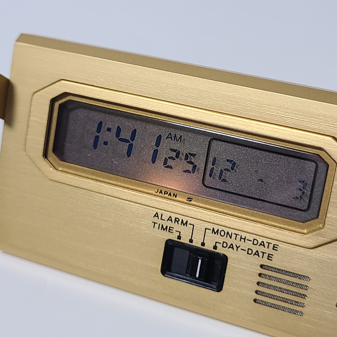 세이코 빈티지 탁상 카드형 시계 알람 7431-001G 상품이미지8