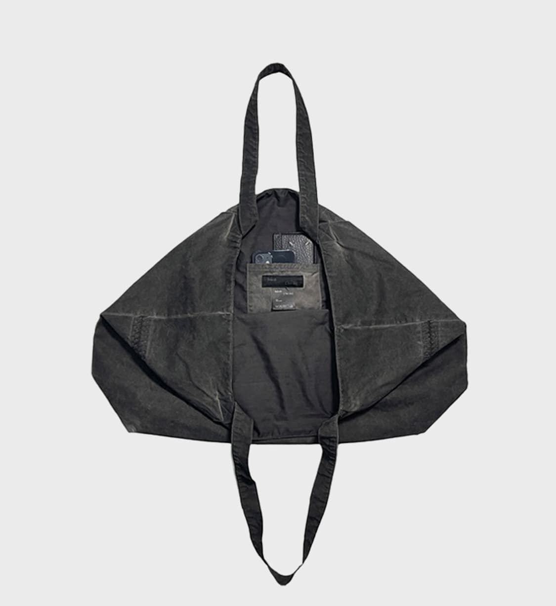 Garment Dyed Merrow Bag (Charcoal) 상품이미지2