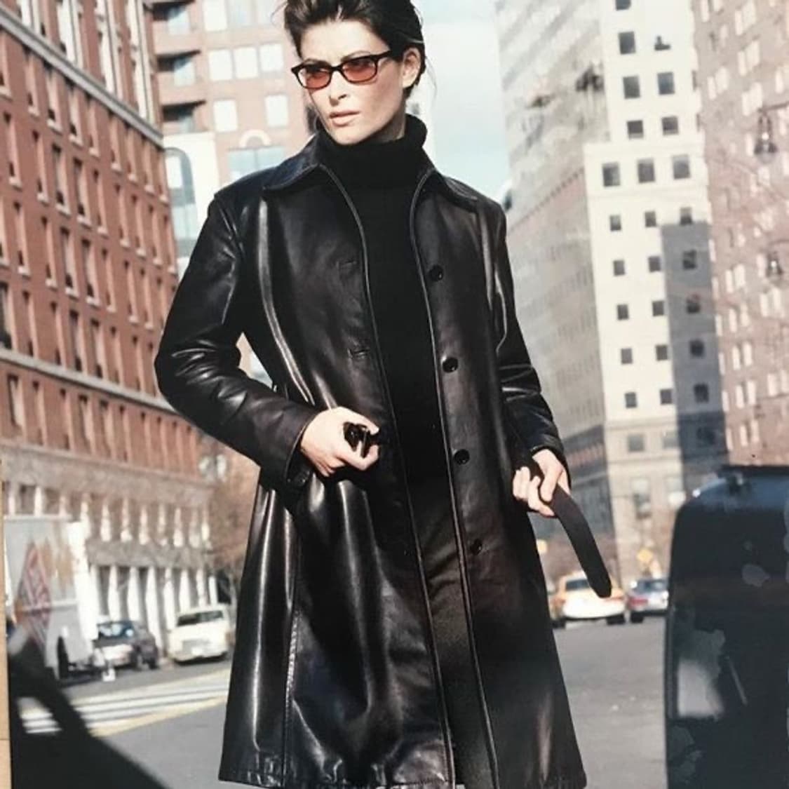 프라다 싱글 레더 코트 상품이미지10