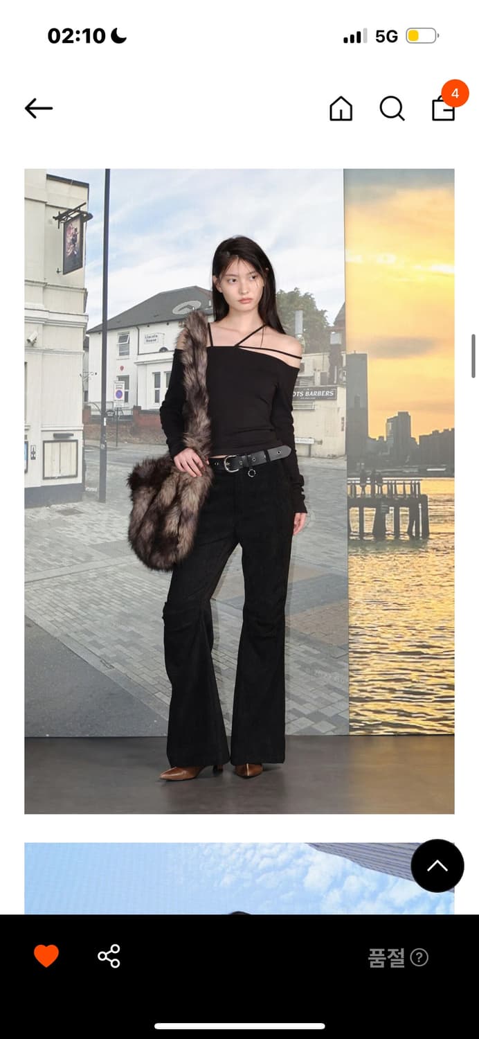 세릭 핀턱 부츠컷 팬츠 2사이즈 상품이미지1