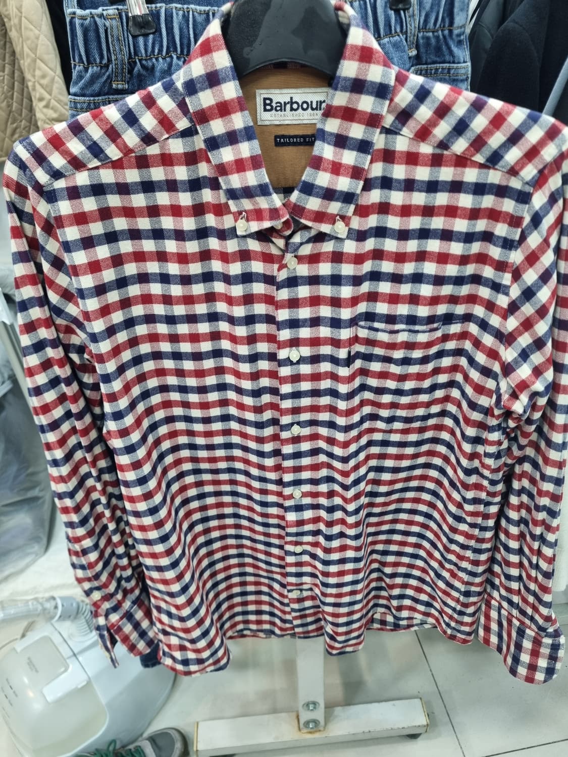 Barbour 남성 체크 셔츠  상품이미지1