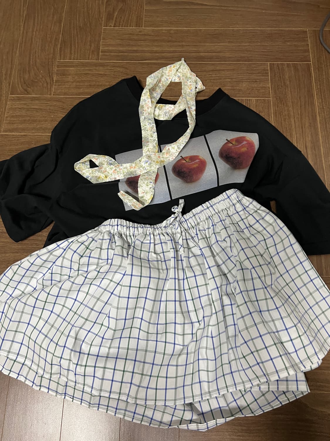 Apple tee BK 상품이미지5