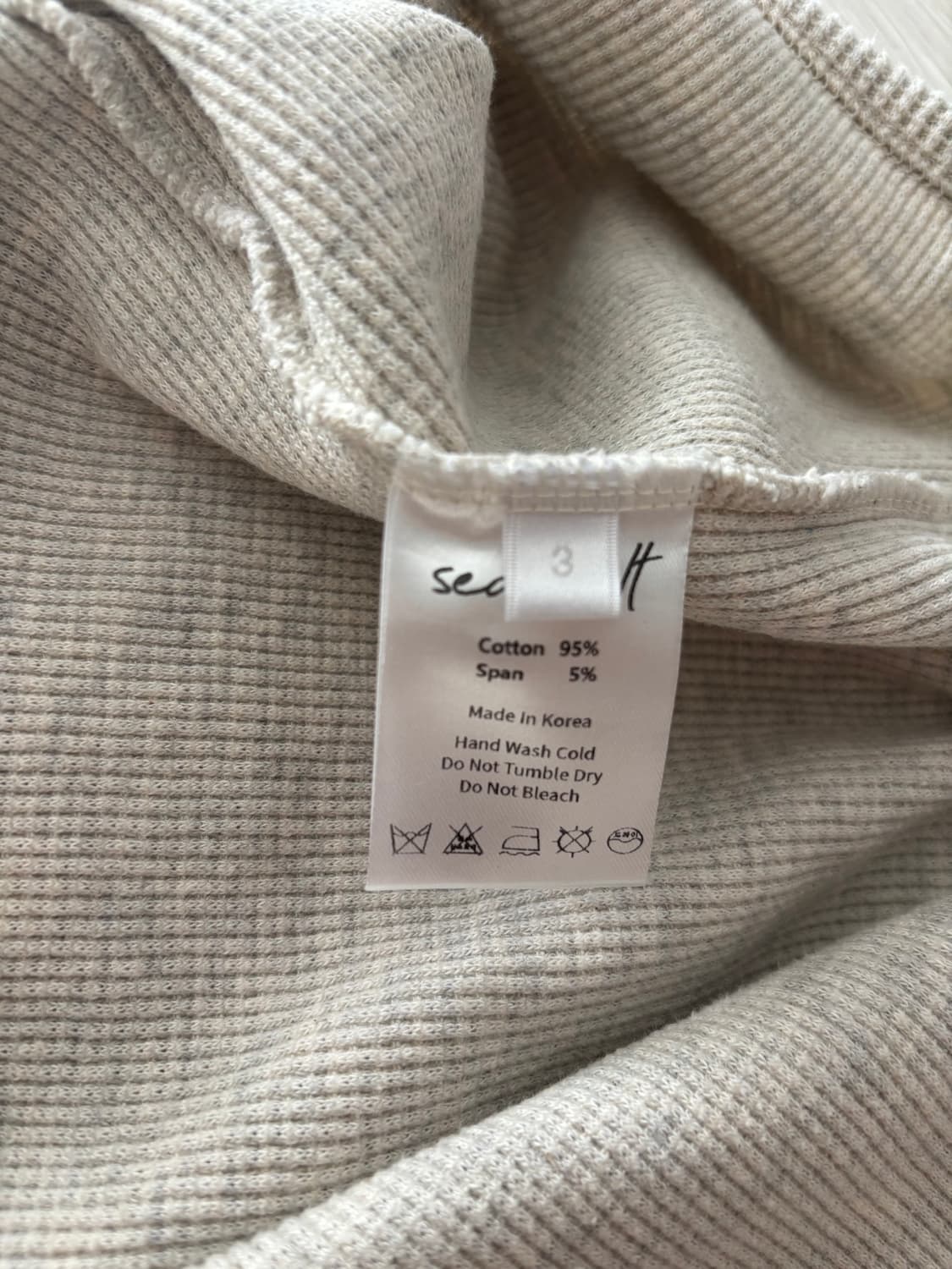 (3) seasalt 씨솔트 와플 립 롱슬리브 오트 상품이미지4