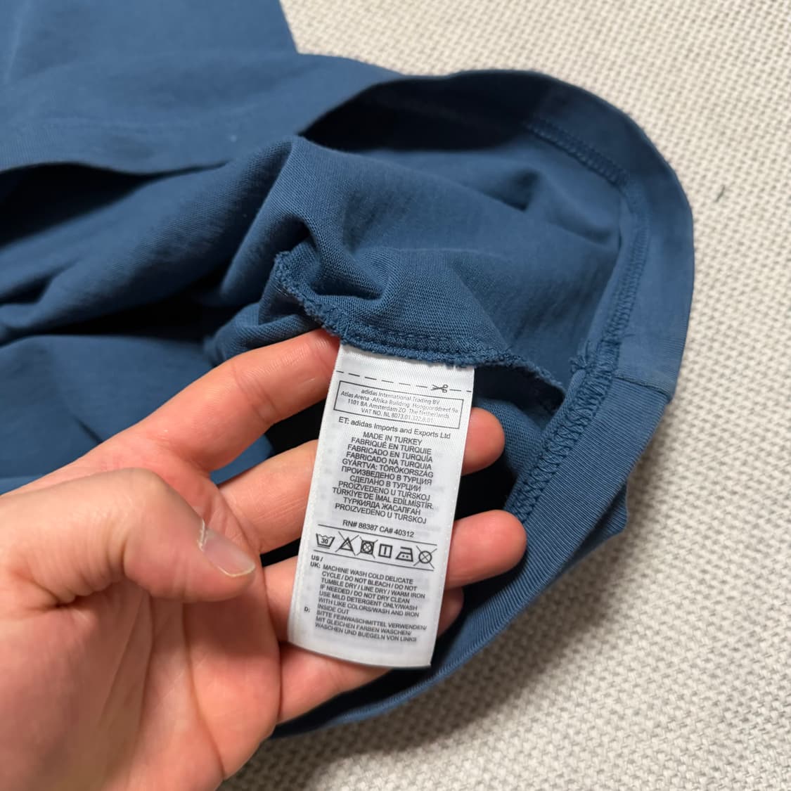 17fw 팔라스 x 아디다스 나이트마린 블루 상품이미지4