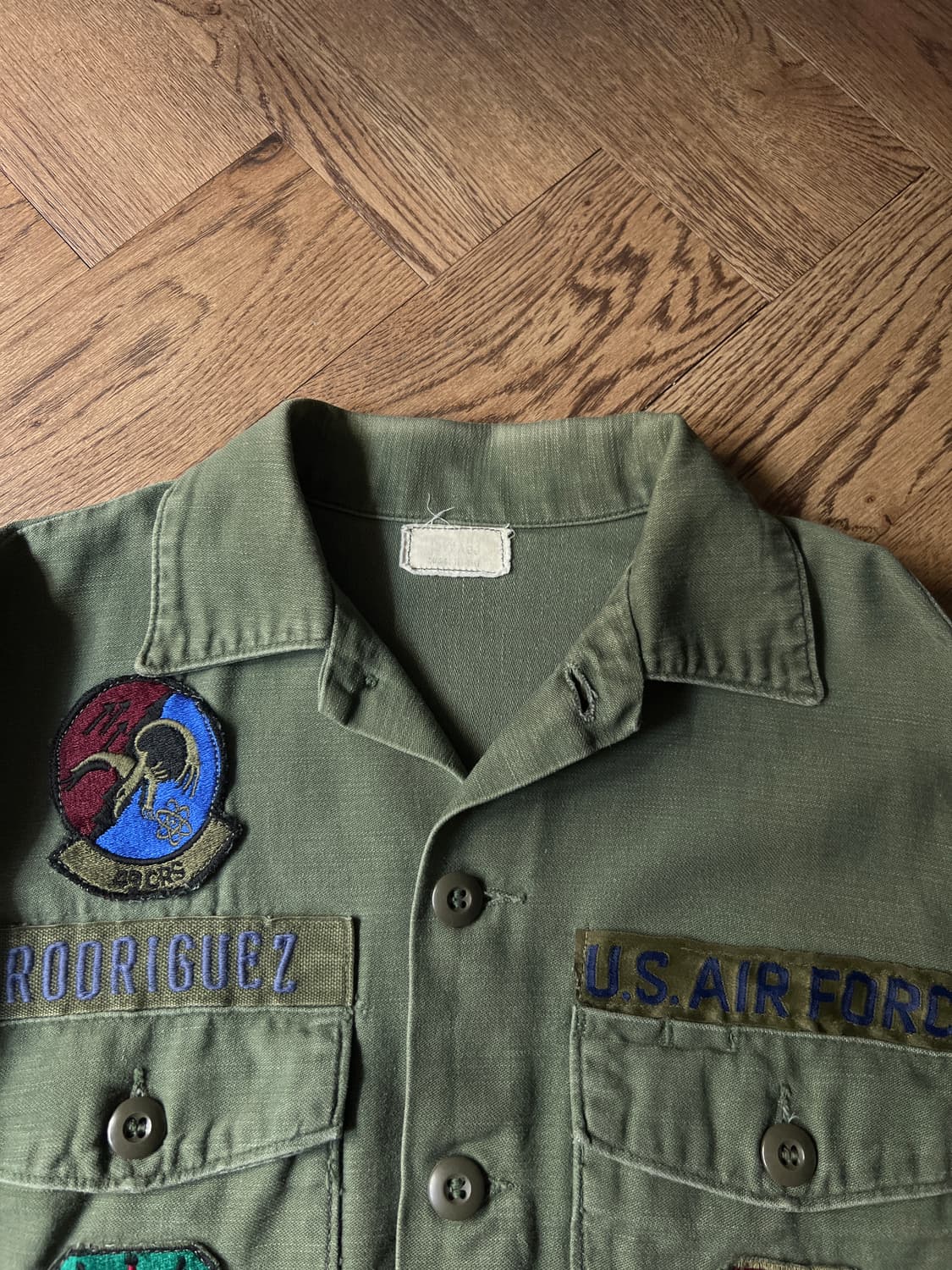 [M]70's 오리지널 미 공군 OG-107 셔츠 상품이미지4