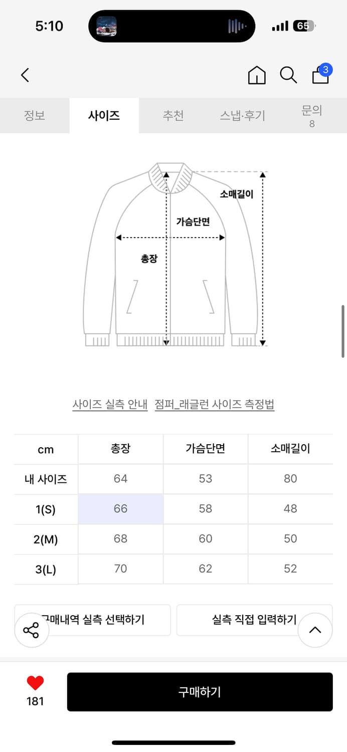 999휴머니티 아카이브 자켓 네이비(m) 상품이미지3