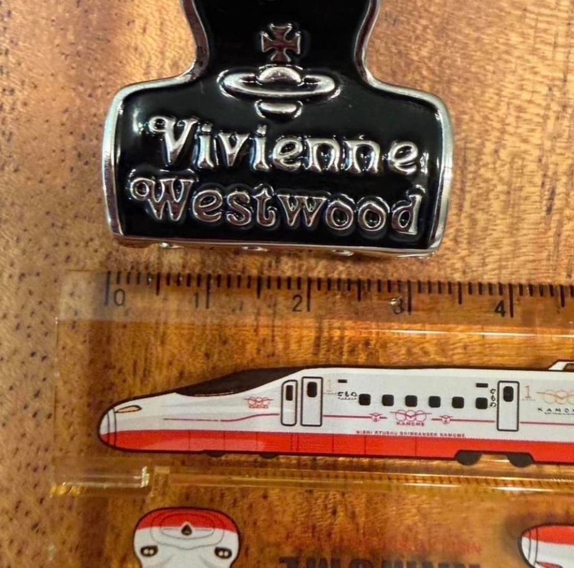 비비안웨스트우드 실버 메탈 헤어클립 상품이미지2