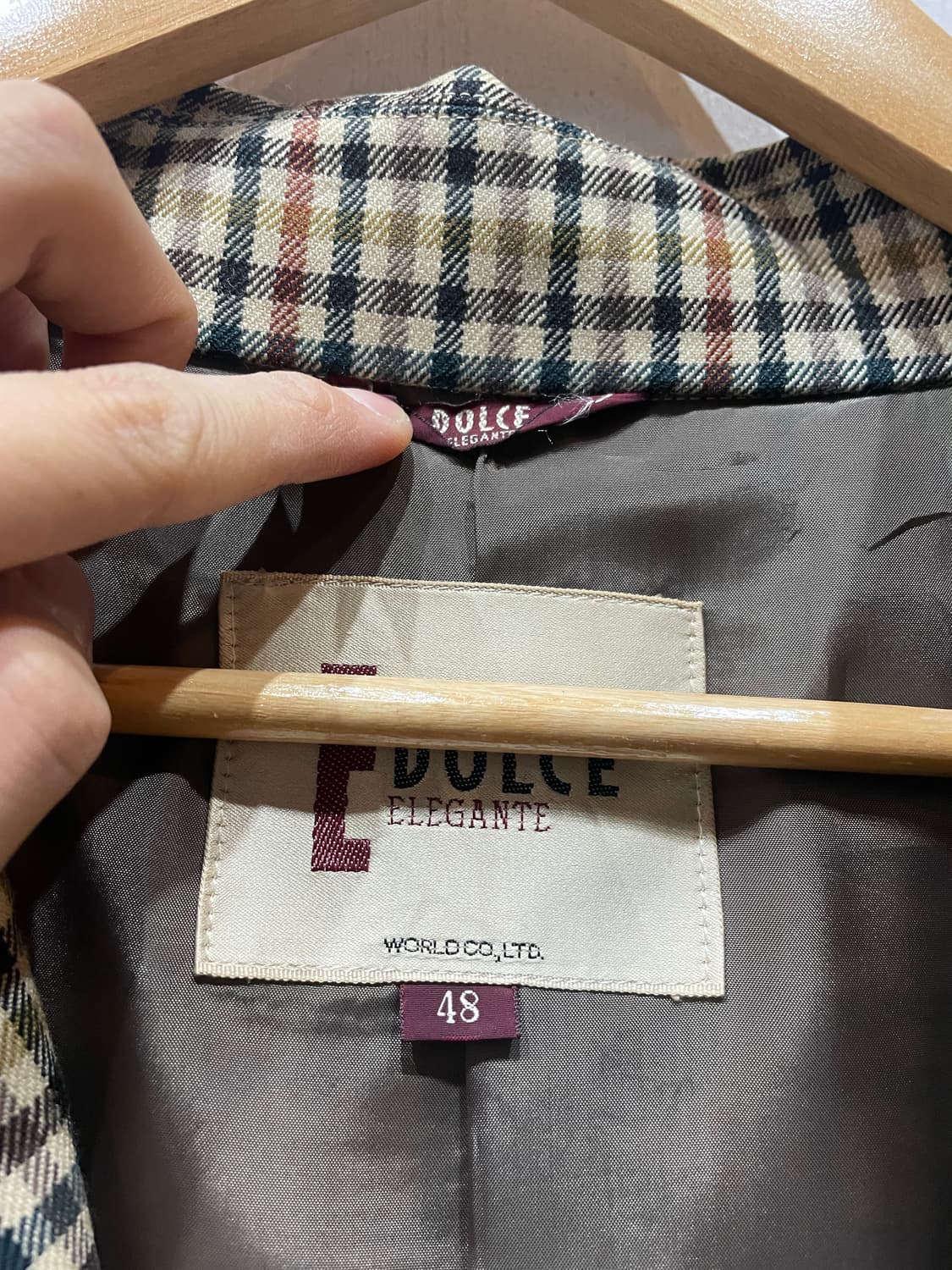 DOLCE ELEGANTE 헤링턴 봄버자켓  상품이미지6