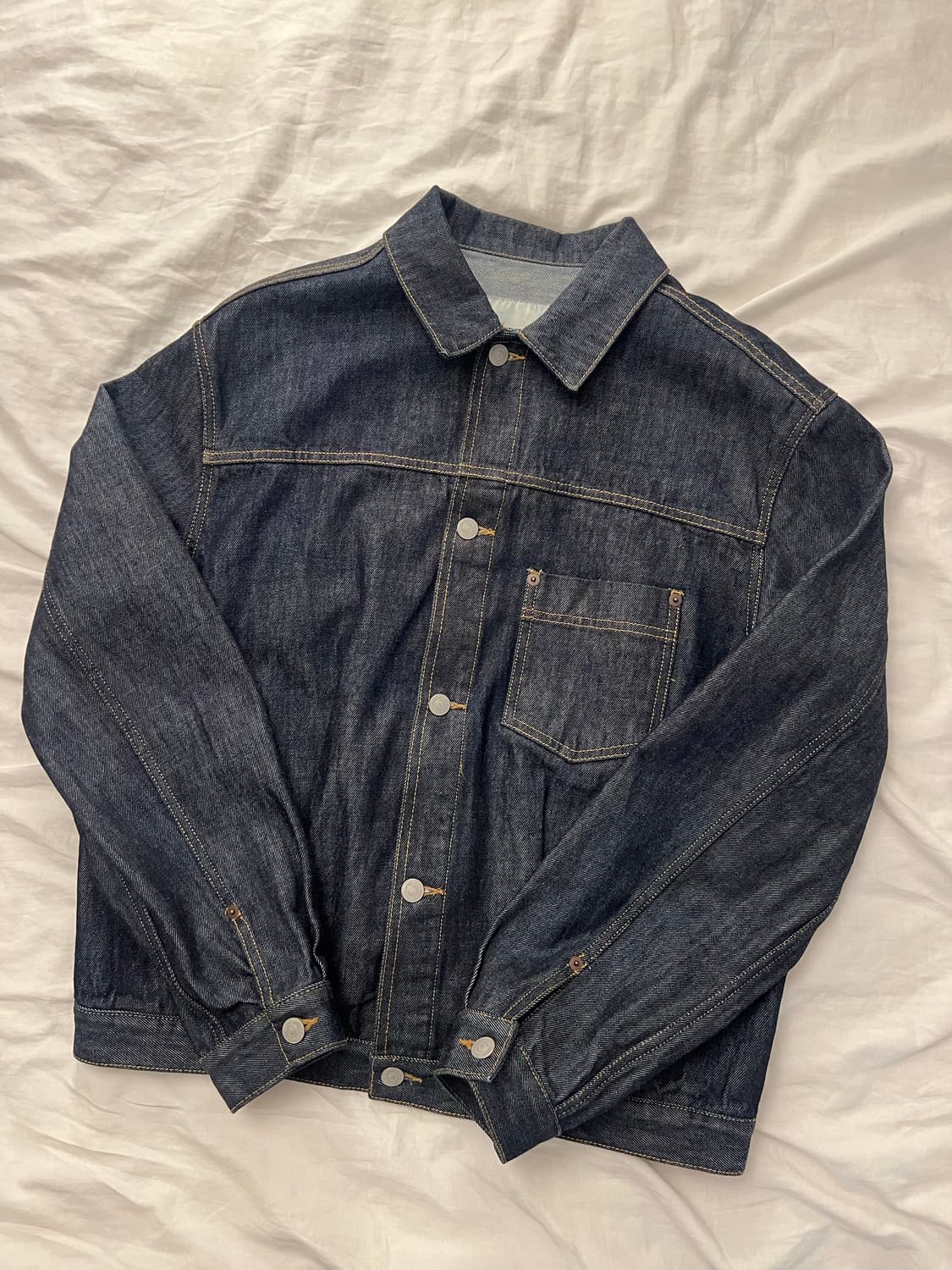 인더로우 하드 트위스트 데님 자켓 2 상품이미지7