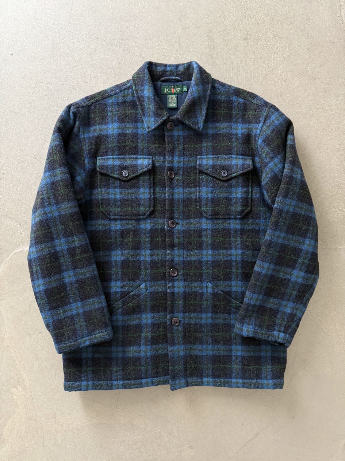 90s J.Crew Check Wool Shirt Jacket 상품이미지1