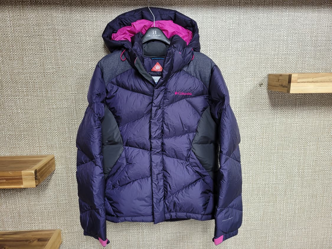 여성용 M사이즈 컬럼비아 구스다운 패딩 거위털 등산 상품이미지1