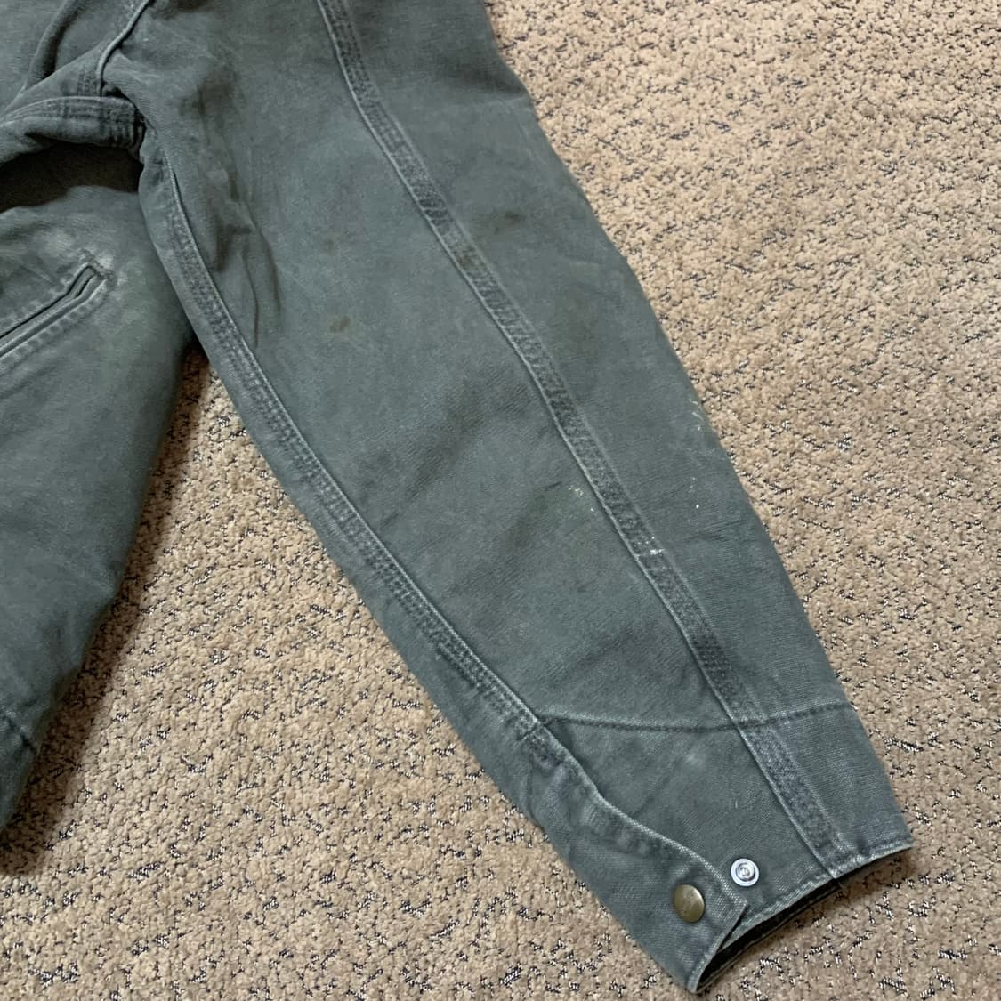 칼하트 디트로이트 자켓 j97 MOS 모스그린 (S) 상품이미지6