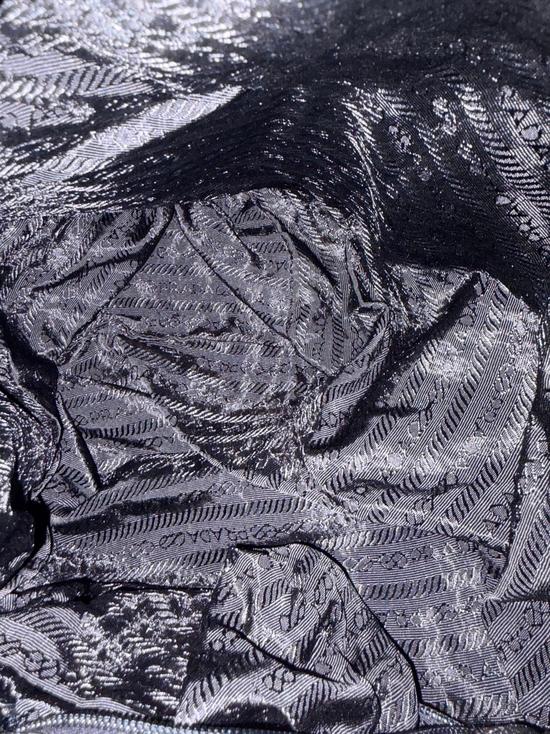 (Prada정품) 프라다 블랙 포코노 투포켓 백팩 상품이미지4