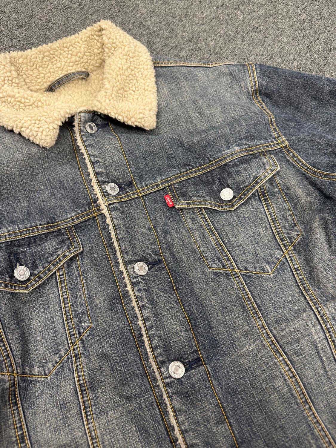 리바이스 빈티지 70520 셰르파 트러커 데님자켓 상품이미지2