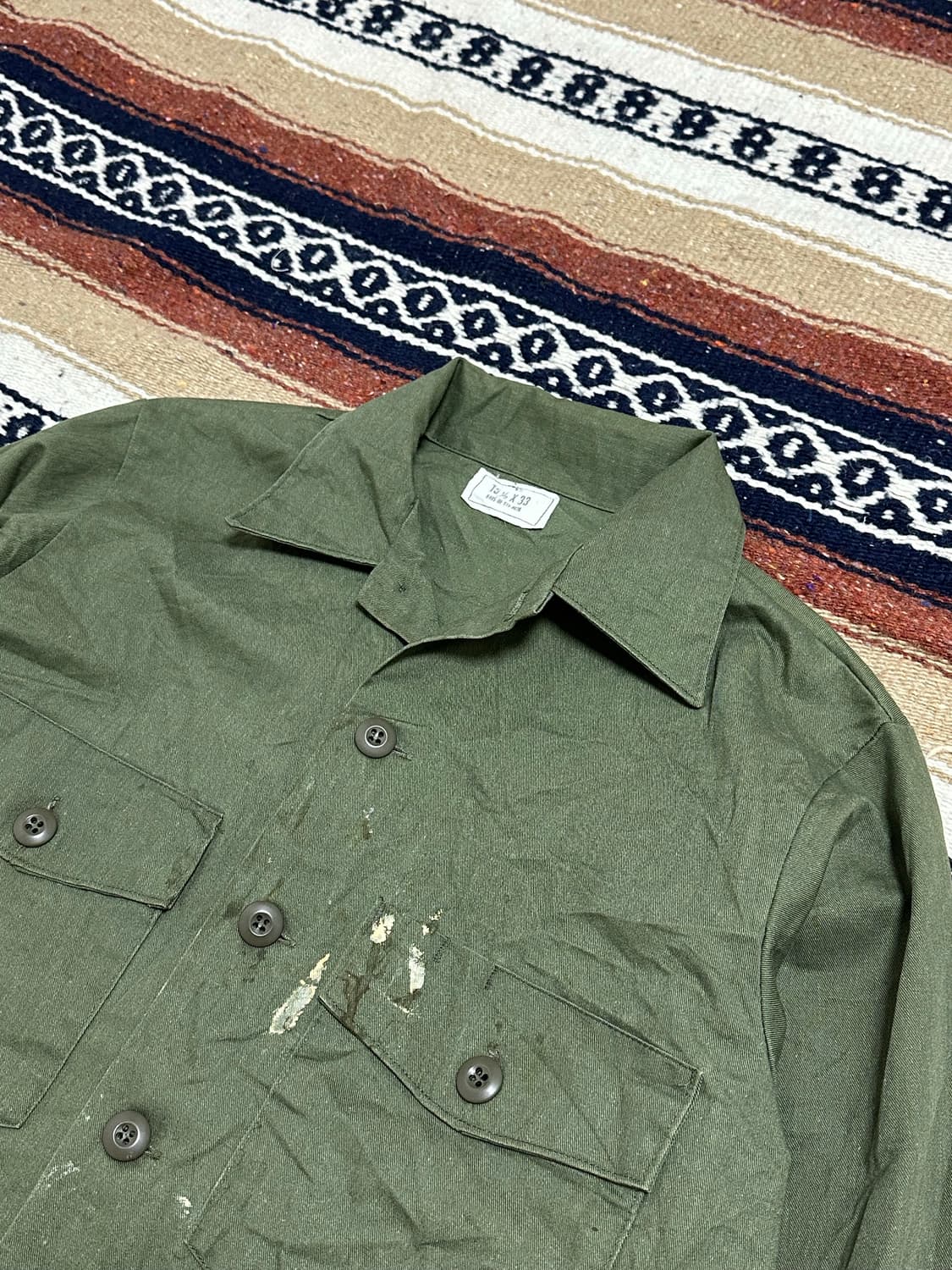[밀리터리] •80s Us Army OG-507 Shirt 상품이미지2