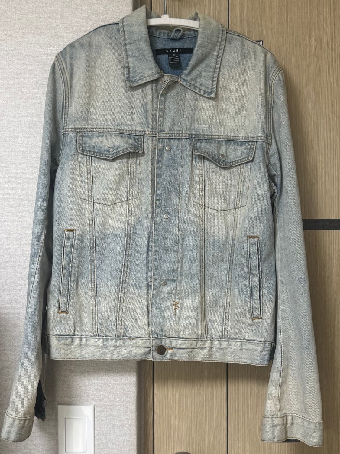 Kusbi 스터드 데님자켓 상품이미지1