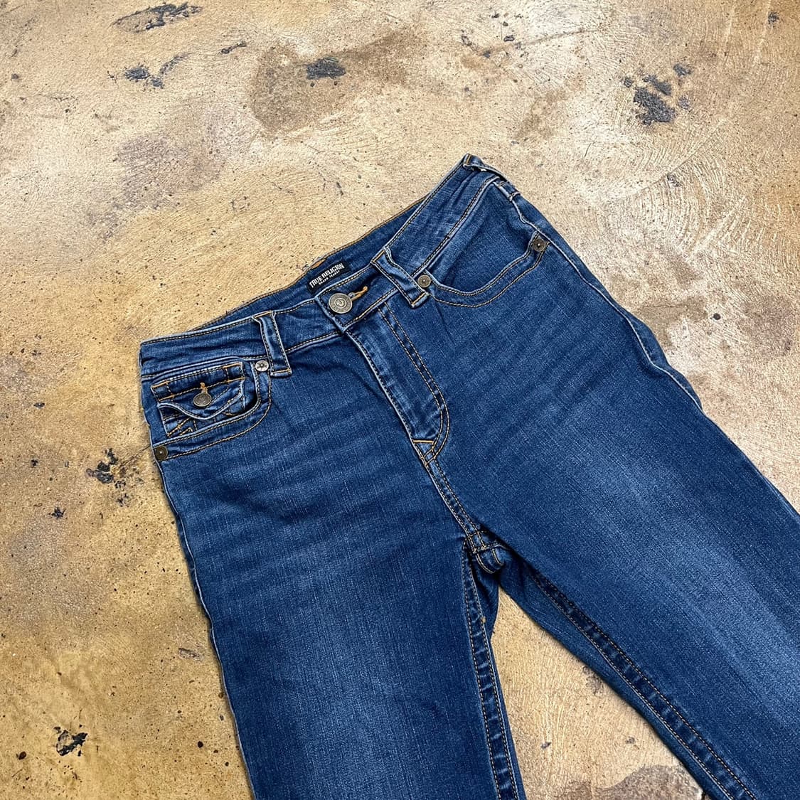 [정품/27] 트루릴리젼 데님 워싱 청바지 b15 상품이미지1