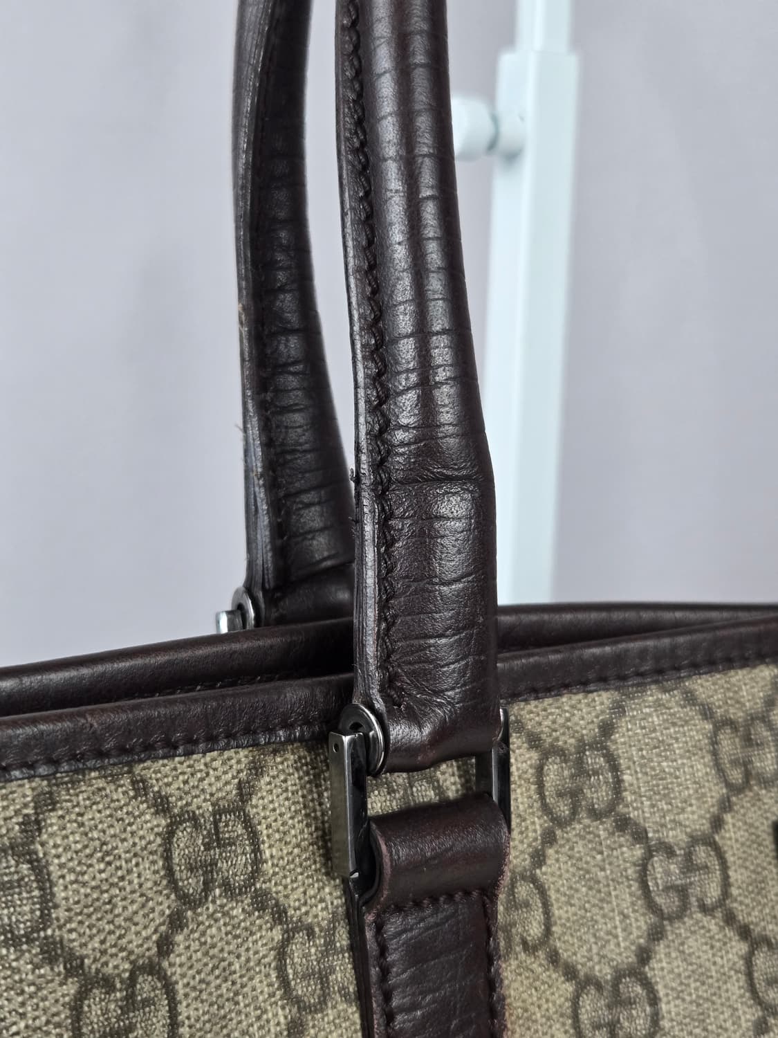 GUCCI 구찌 GG 수프림 PVC 숄더백 쇼퍼백 토트백 가방 정품 상품이미지5