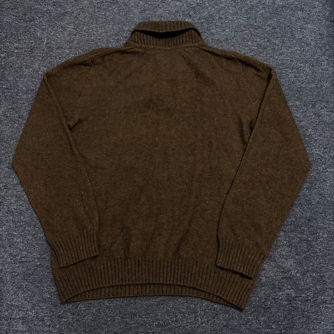 80~90s 빈티지 맥도날드 뉴질랜드 메리노 울 숄카라 니트 상품이미지5