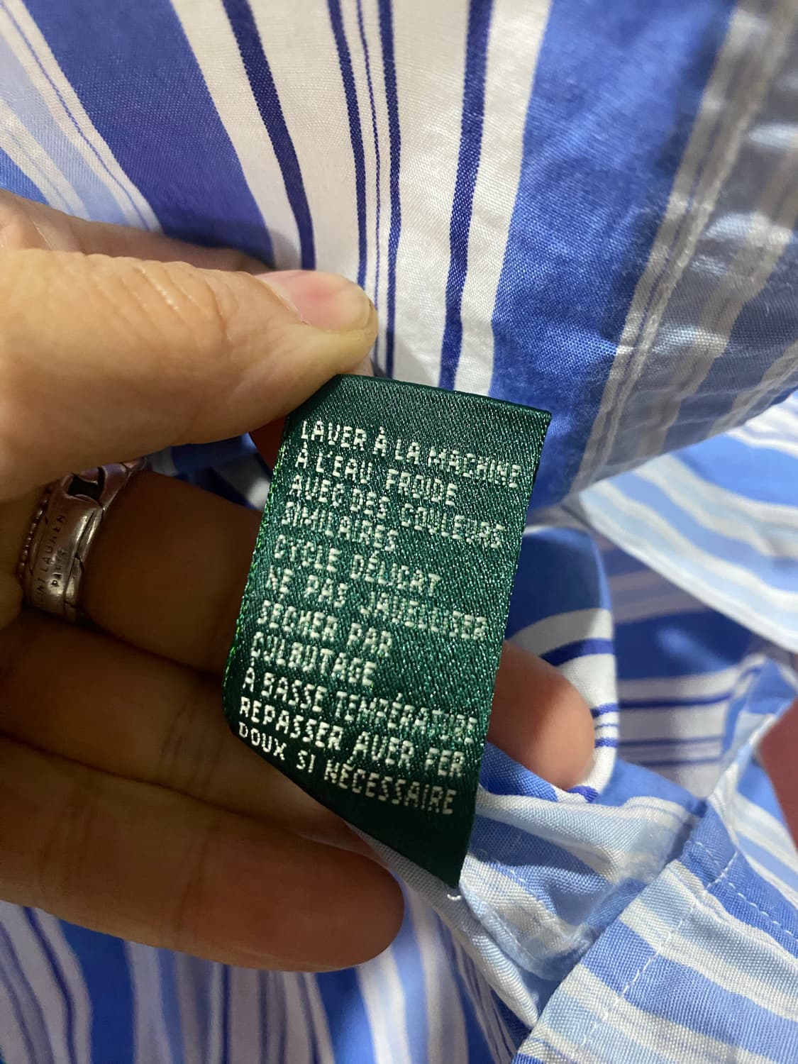 로렌 랄프 로렌 스트라이프 셔츠 M(정품) 상품이미지7