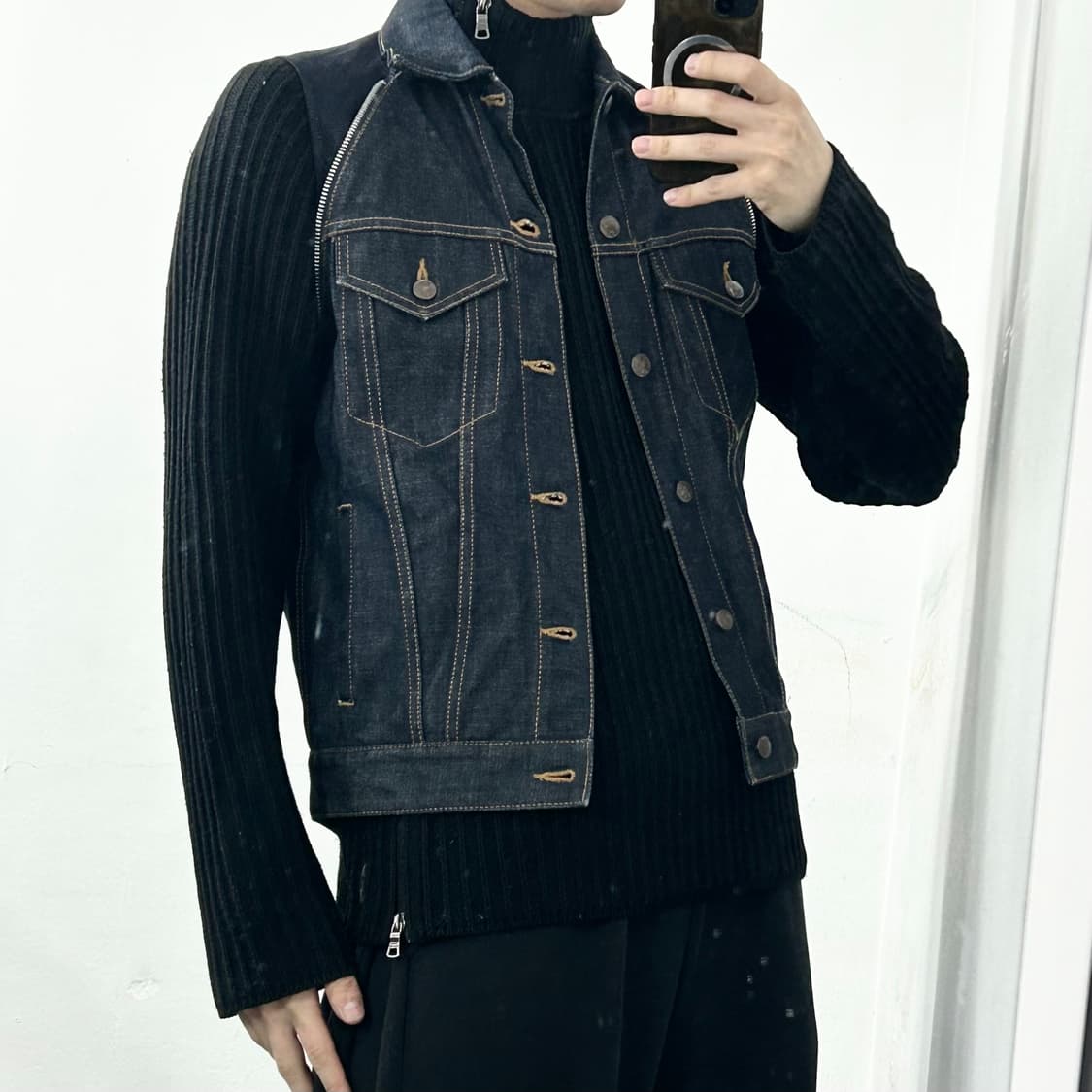 미하라 야스히로 컨버터블 데님 자켓 상품이미지3