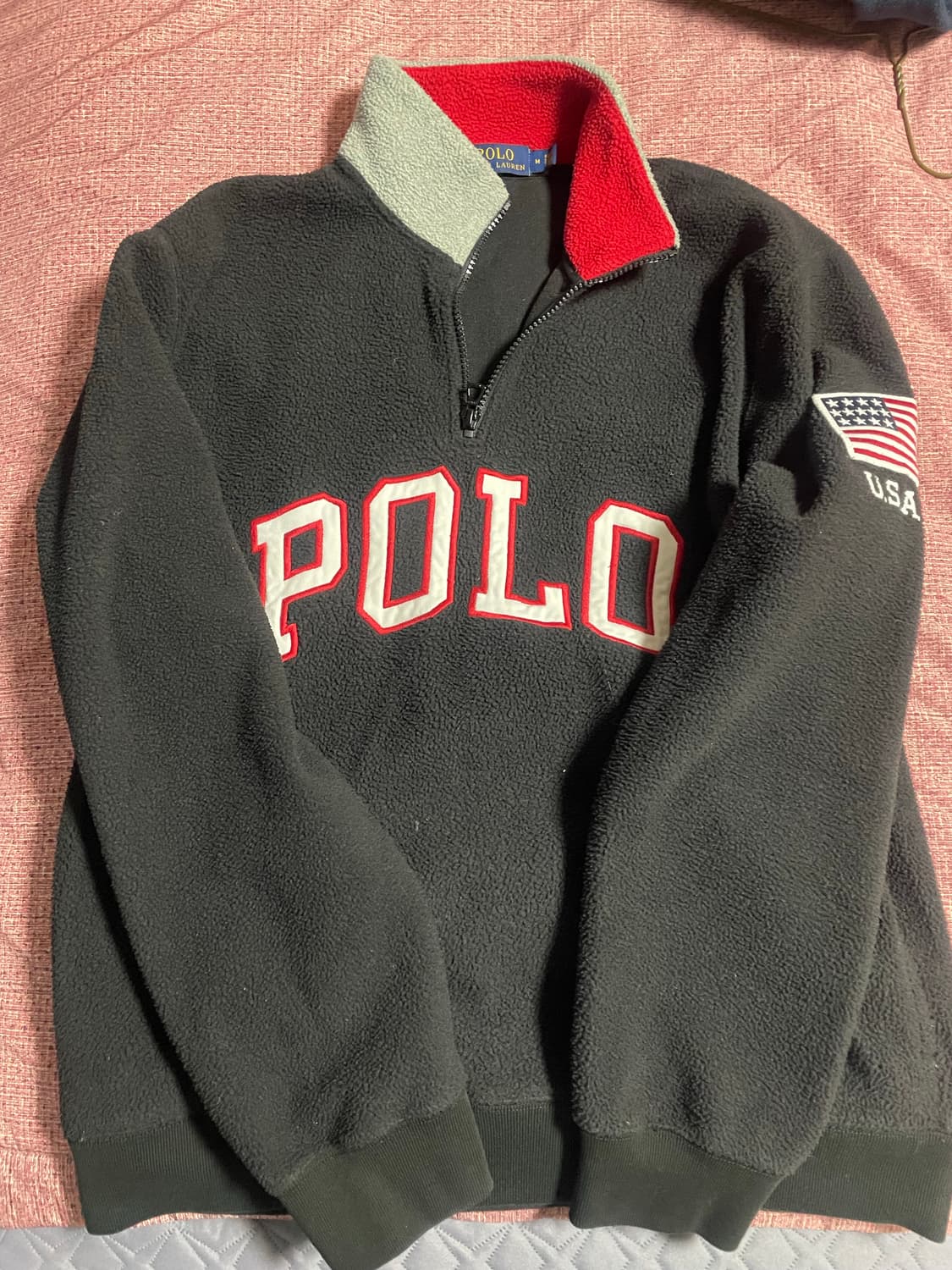 폴로 랄프로렌 하프집업 플리스 M 상품이미지1