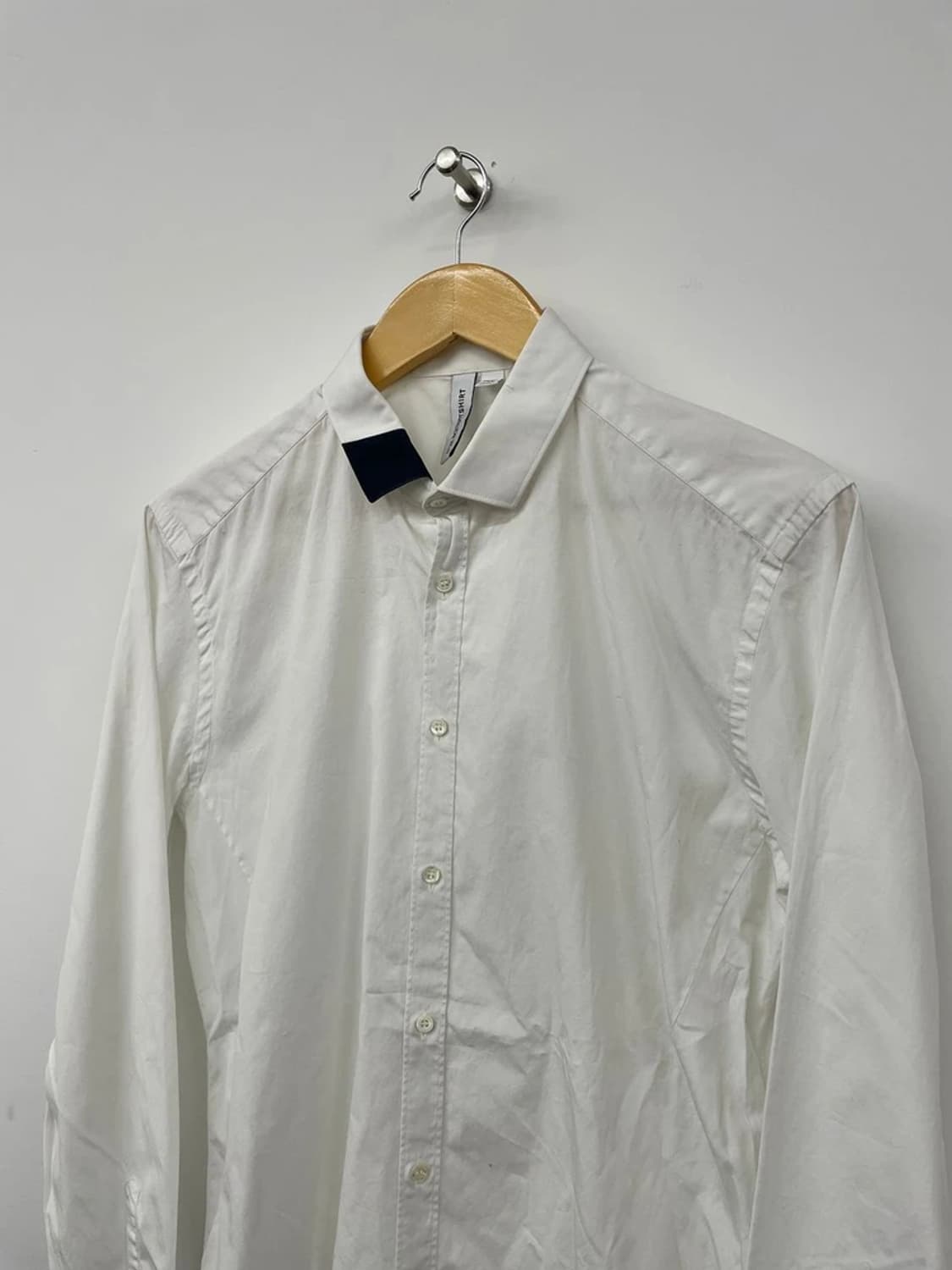 닐바렛 스키니핏 배색 코튼 셔츠 PN9755 상품이미지2