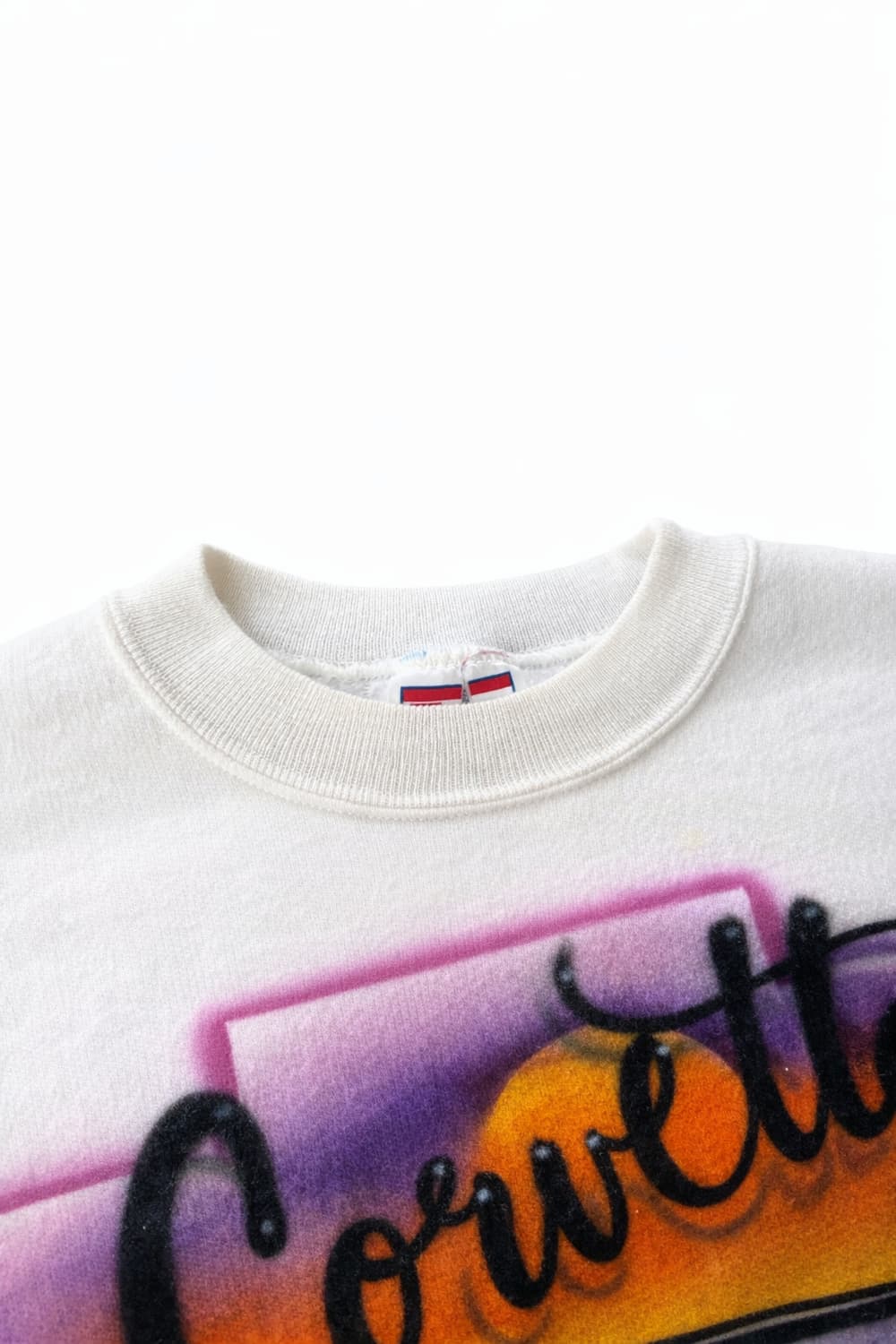 80s HANES 에어 브러쉬 스웻셔츠 L 상품이미지7