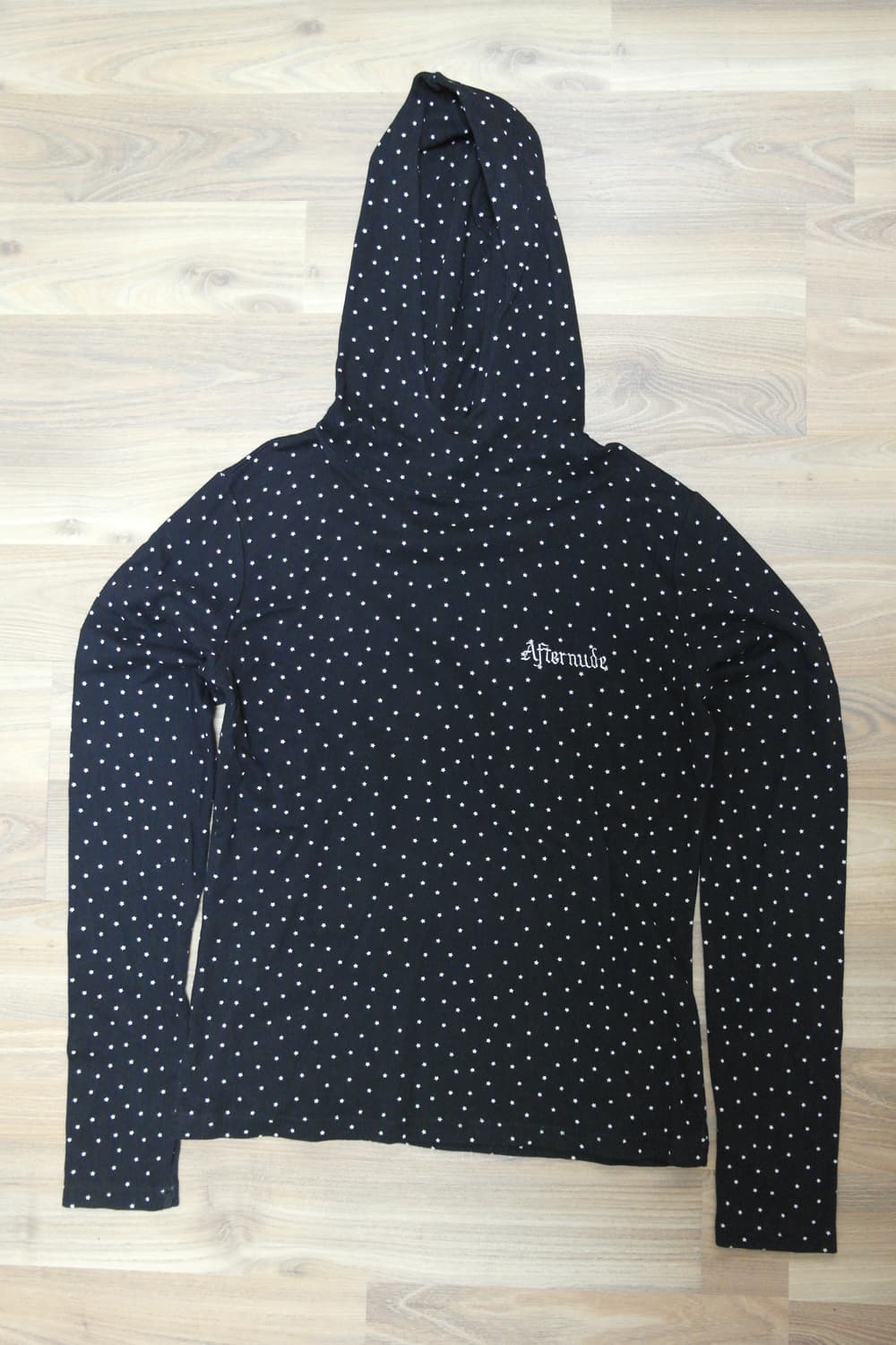 애프터누드 TINY STAR HOODIE 블랙 상품이미지1