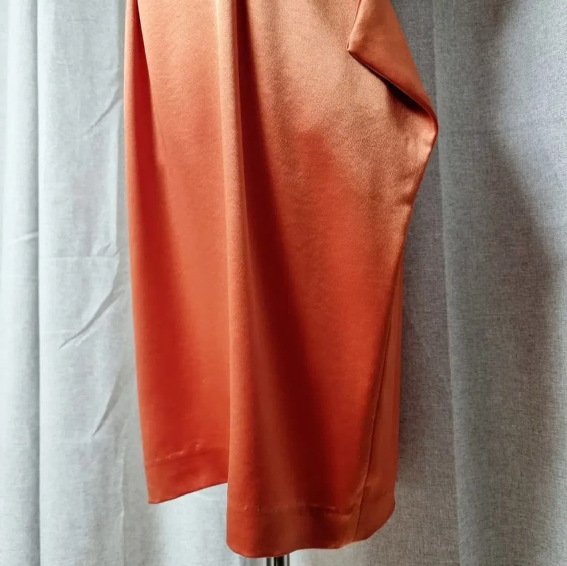 MINIMUM 미니멈 새틴 배색 고급 원피스 드레스 (55) 상품이미지5