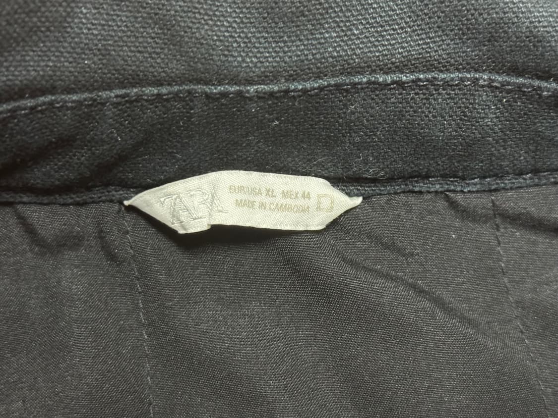 자라 워싱 퀼팅 점퍼(챠콜) / XL 사이즈 상품이미지5