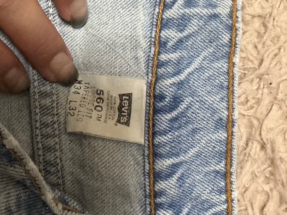 리바이스 빈티지 연청 w34 상품이미지7