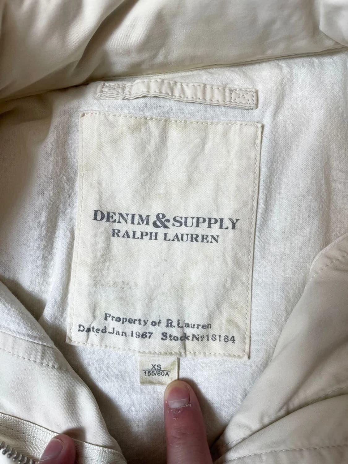 데님앤서플라이 00's 성조기 패치드 야상 자켓 PN9276 상품이미지8