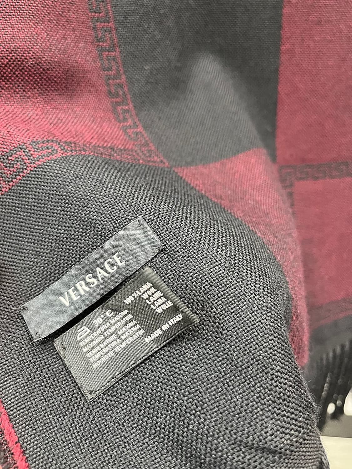 베르사체 이태리 울 머플러  상품이미지4