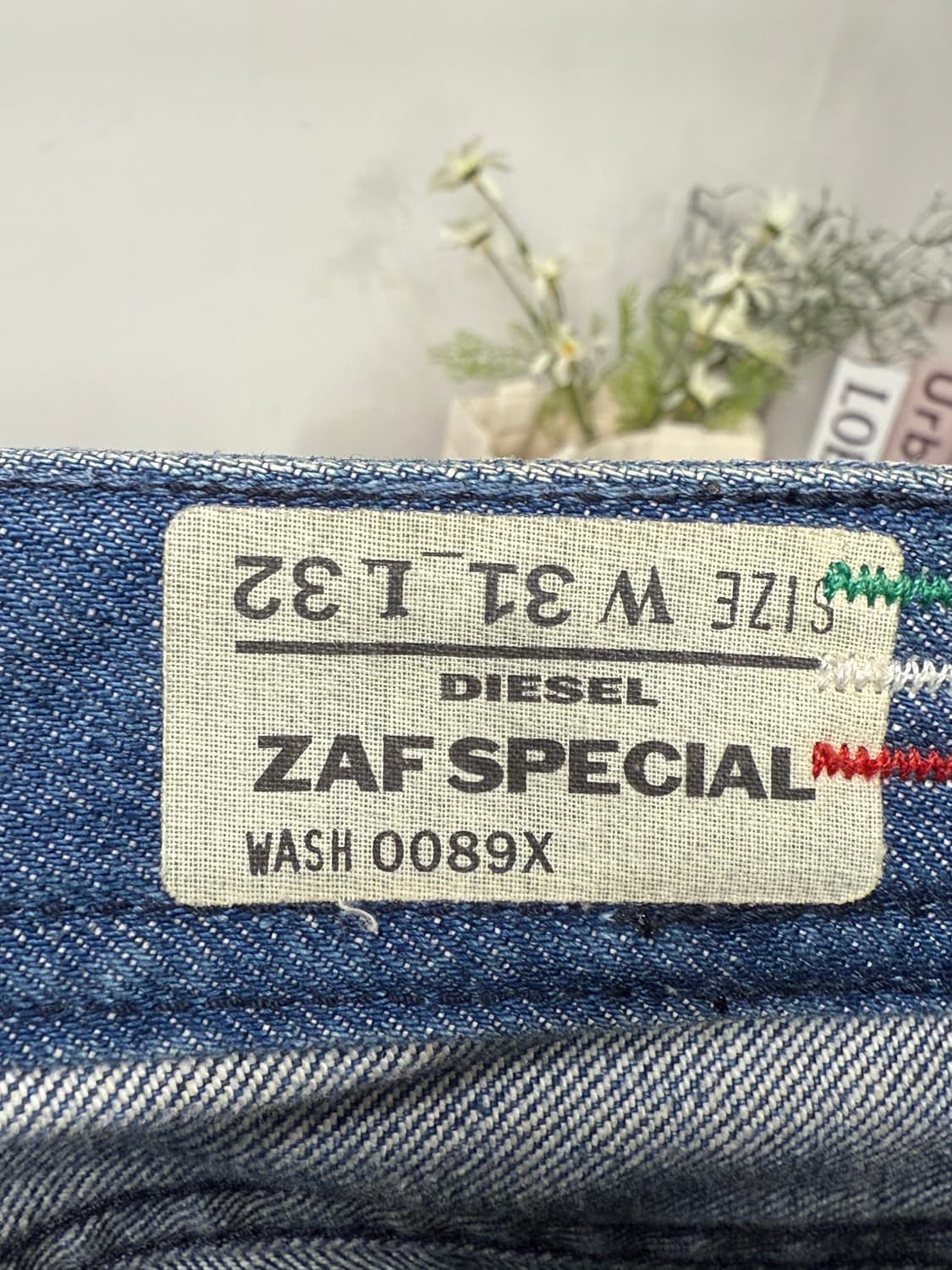 디젤 ZAF SPECIAL 자수 부츠컷 플레어진 데님 31 상품이미지9