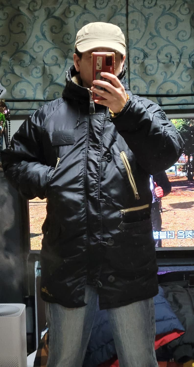 알파인더스트리 N-3B 블랙 L 상품이미지1