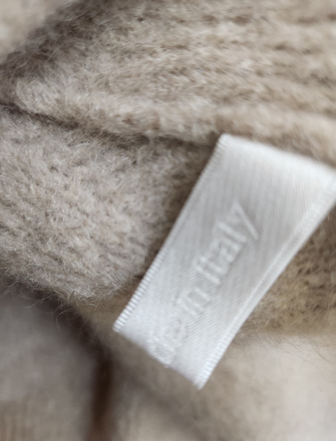 한섬 오브제 모헤어 울니트 탑 90사이즈 상품이미지5