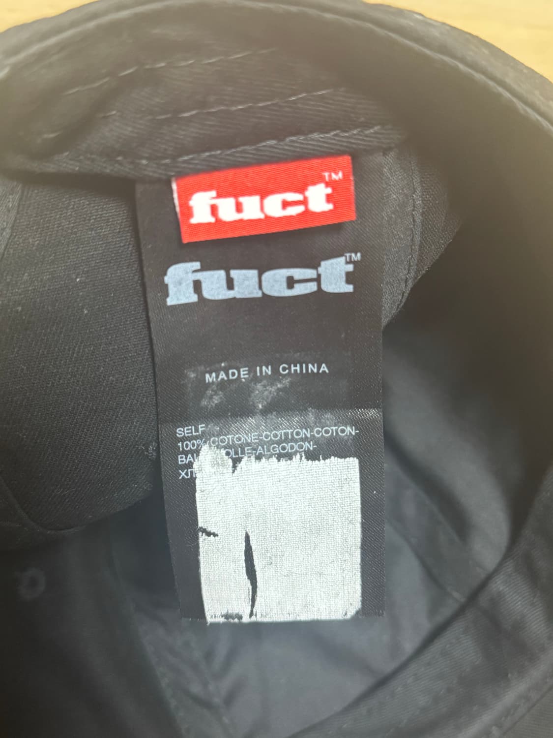 Fuct 볼캡 블랙 상품이미지3