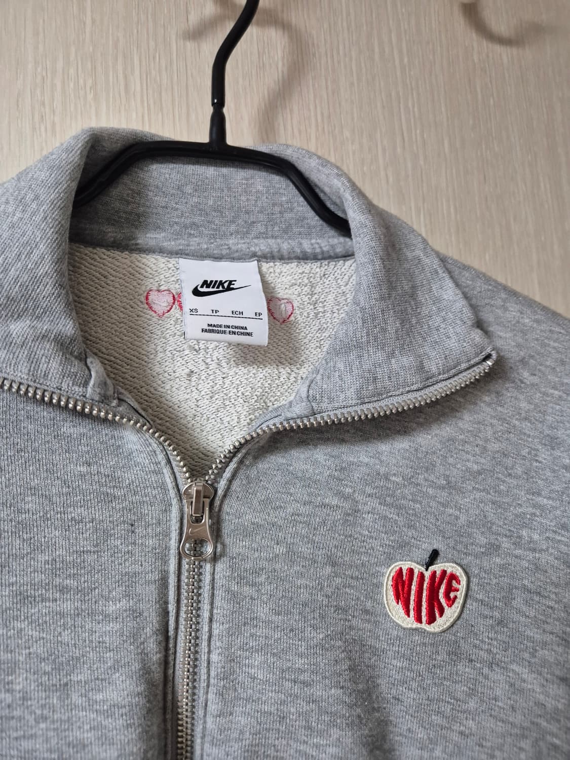 (25년) 나이키 피닉스 하프집업 크롭 맨투맨 티셔츠 XS 상품이미지5