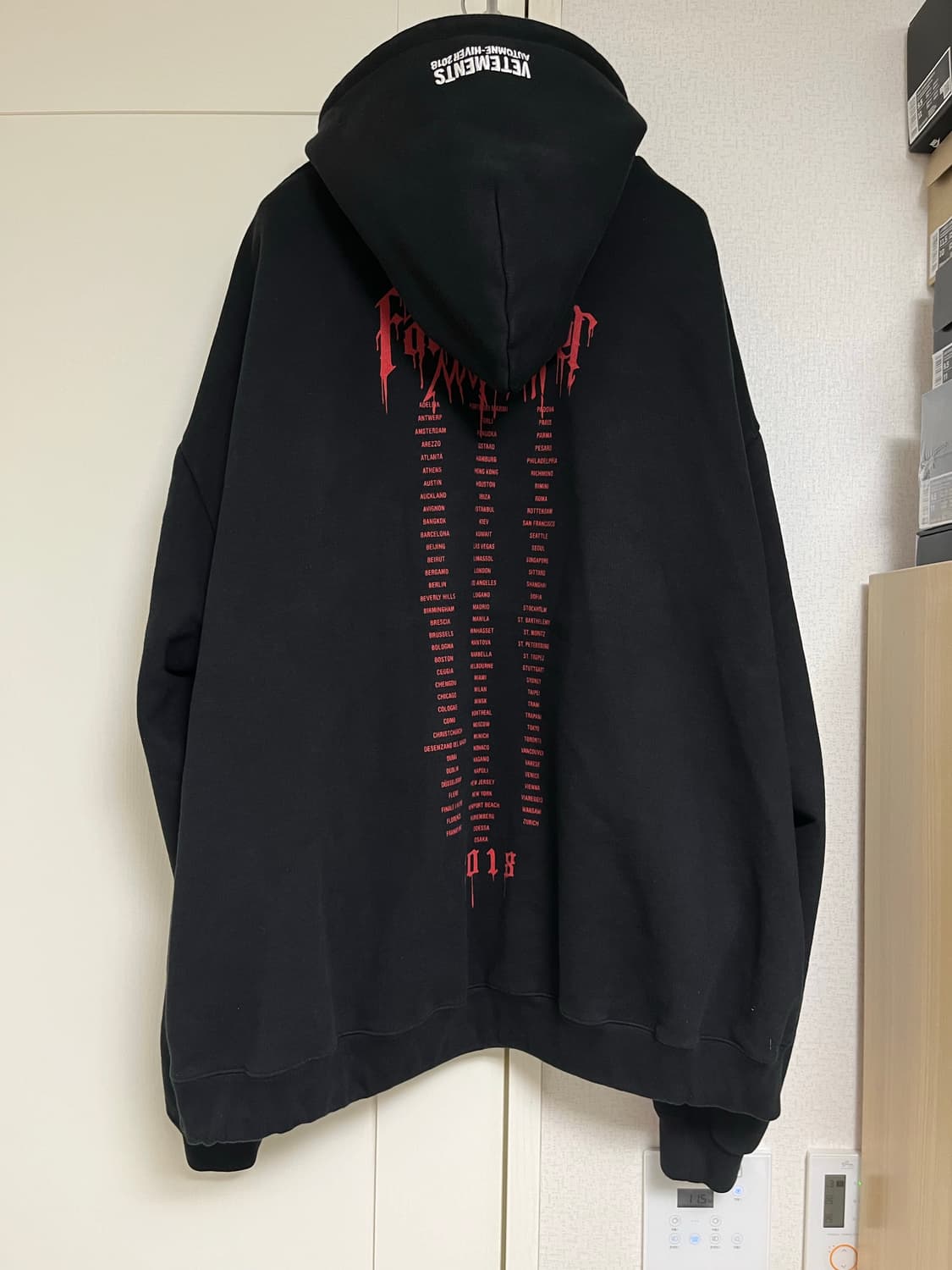 베트멍 시티로고 후디 S 상품이미지2